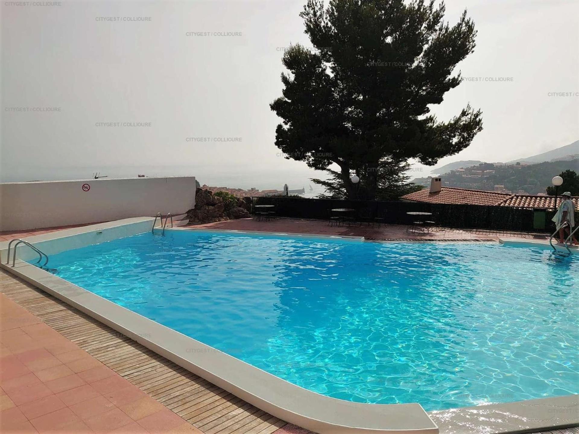 6Amb38 Villa Avec Terrasse Dans Residence Avec Piscine Commune Колліур Екстер'єр фото