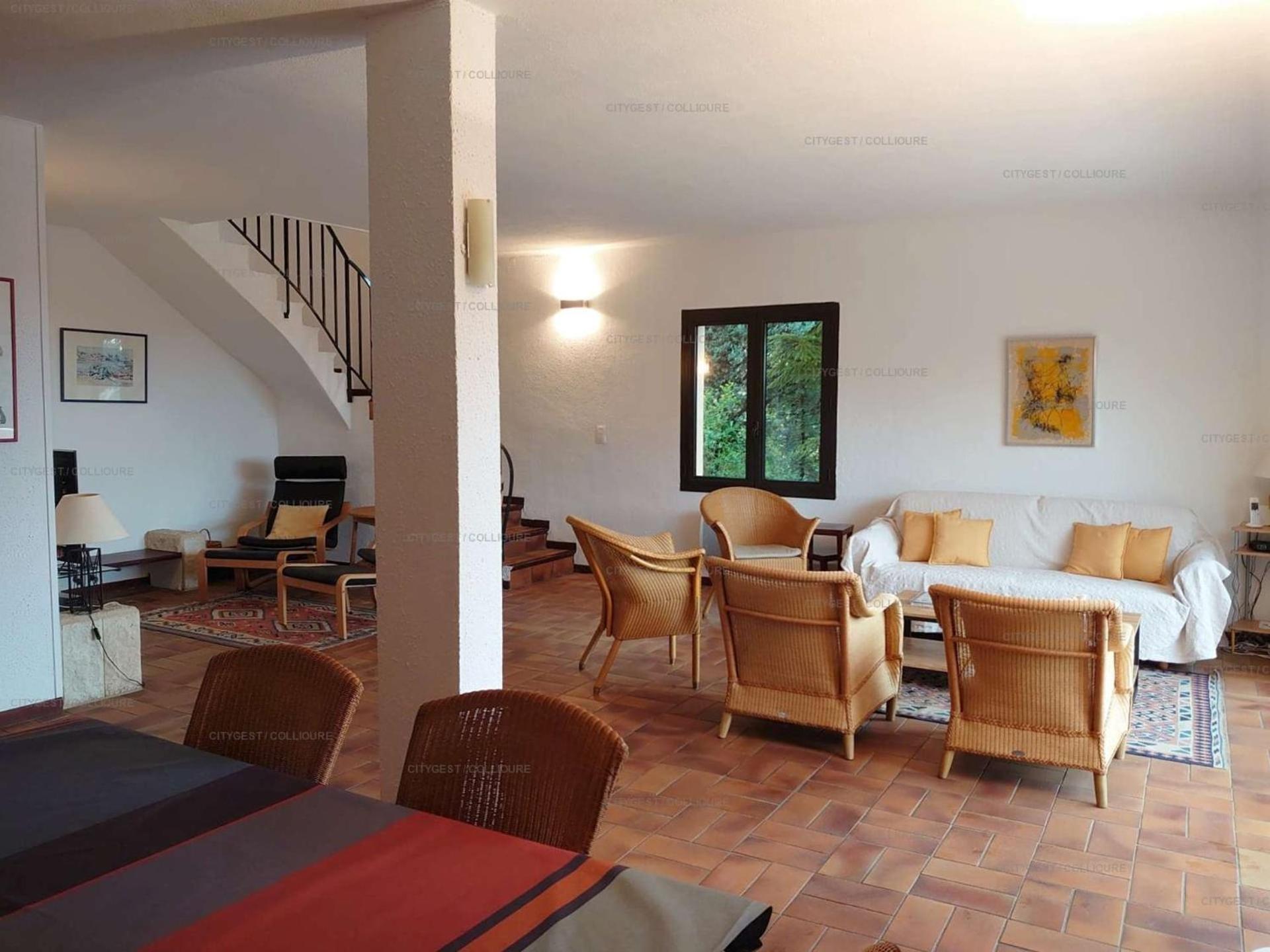 6Amb38 Villa Avec Terrasse Dans Residence Avec Piscine Commune Колліур Екстер'єр фото