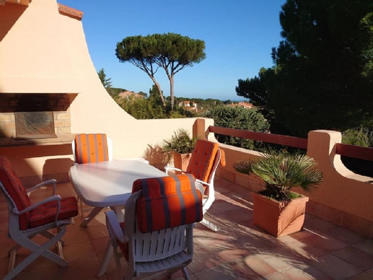 6Amb38 Villa Avec Terrasse Dans Residence Avec Piscine Commune Колліур Екстер'єр фото