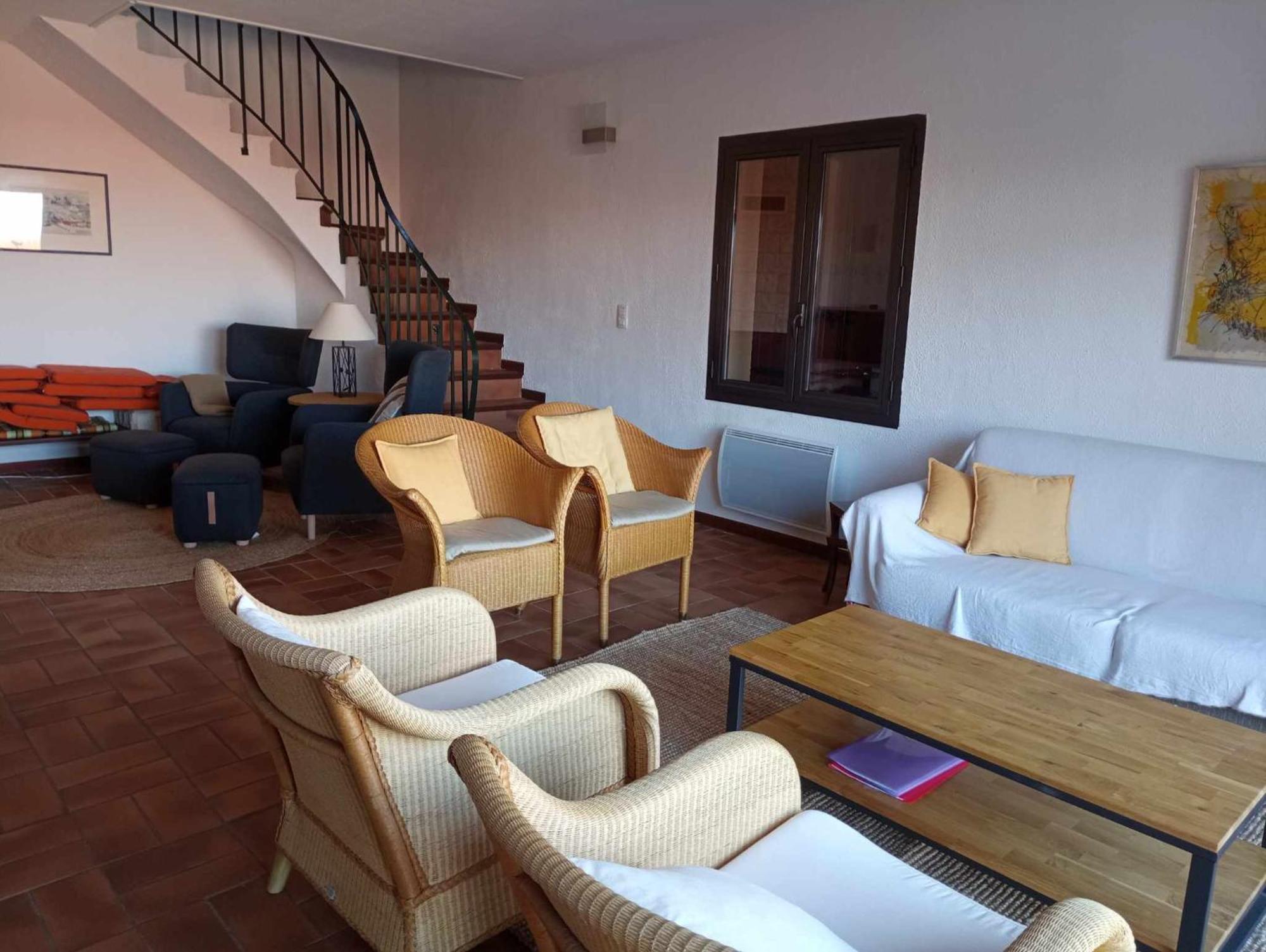 6Amb38 Villa Avec Terrasse Dans Residence Avec Piscine Commune Колліур Екстер'єр фото